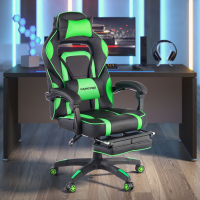 Sedia Gaming con Poggiapiedi Logan, braccioli sincronizzati
