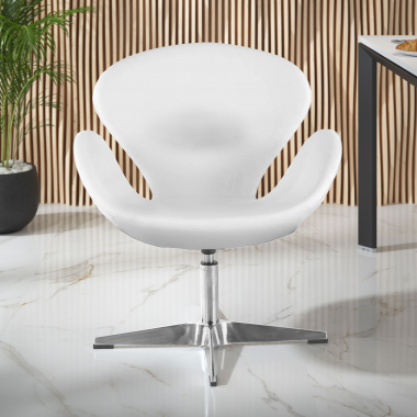 sedia per sala dattesa bianco club ecopelle senza braccioli 2