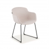 Sedia Sala Attesa Laure, Cantilever, Imbottitura Spessa, Imbottita