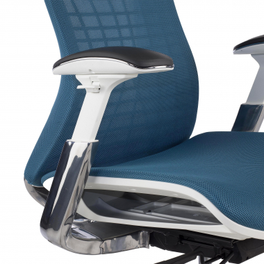 sedia ergonomica blu miller rete transpirante braccioli regolabili 3d 9