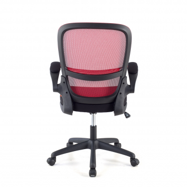 sedia da ufficio rosso river rete transpirante braccioli ribaltabili supporto lombare 6