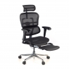 Sedia Ergonomica Ergohuman V2, seduta imbottita, struttura nera
