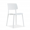 Sedia Sala d'Attesa Etna, design minimalista e impilabile