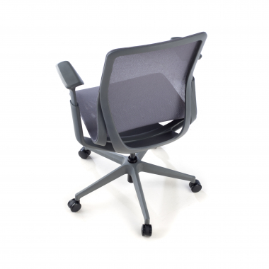 sedia ufficio di design antracite kinet rete transpirante braccioli regolabili 3d 6