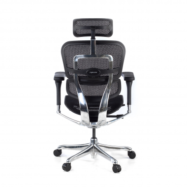 sedia ergonomica nero struttura nera rete rete transpirante braccioli regolabili 5d poggiatesta 8