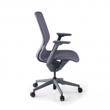 sedia ufficio di design antracite kinet rete transpirante braccioli regolabili 3d 4