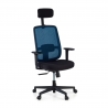 Sedia da ufficio professionale Kaito black, utilizzo di 8 ore