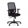 Sedia da ufficio professionale Kaito black, utilizzo di 8 ore