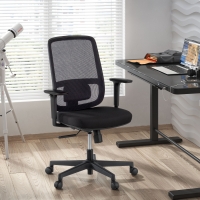 Sedia da ufficio professionale Kaito black, utilizzo di 8 ore