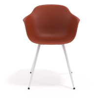 Sedia Conferenza Alice, 4 gambe, design avvolgente