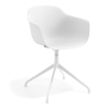 Sedia Conferenza Alice, 4 gambe, design avvolgente