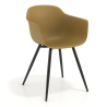 Sedia Conferenza Alice, 4 gambe, design avvolgente