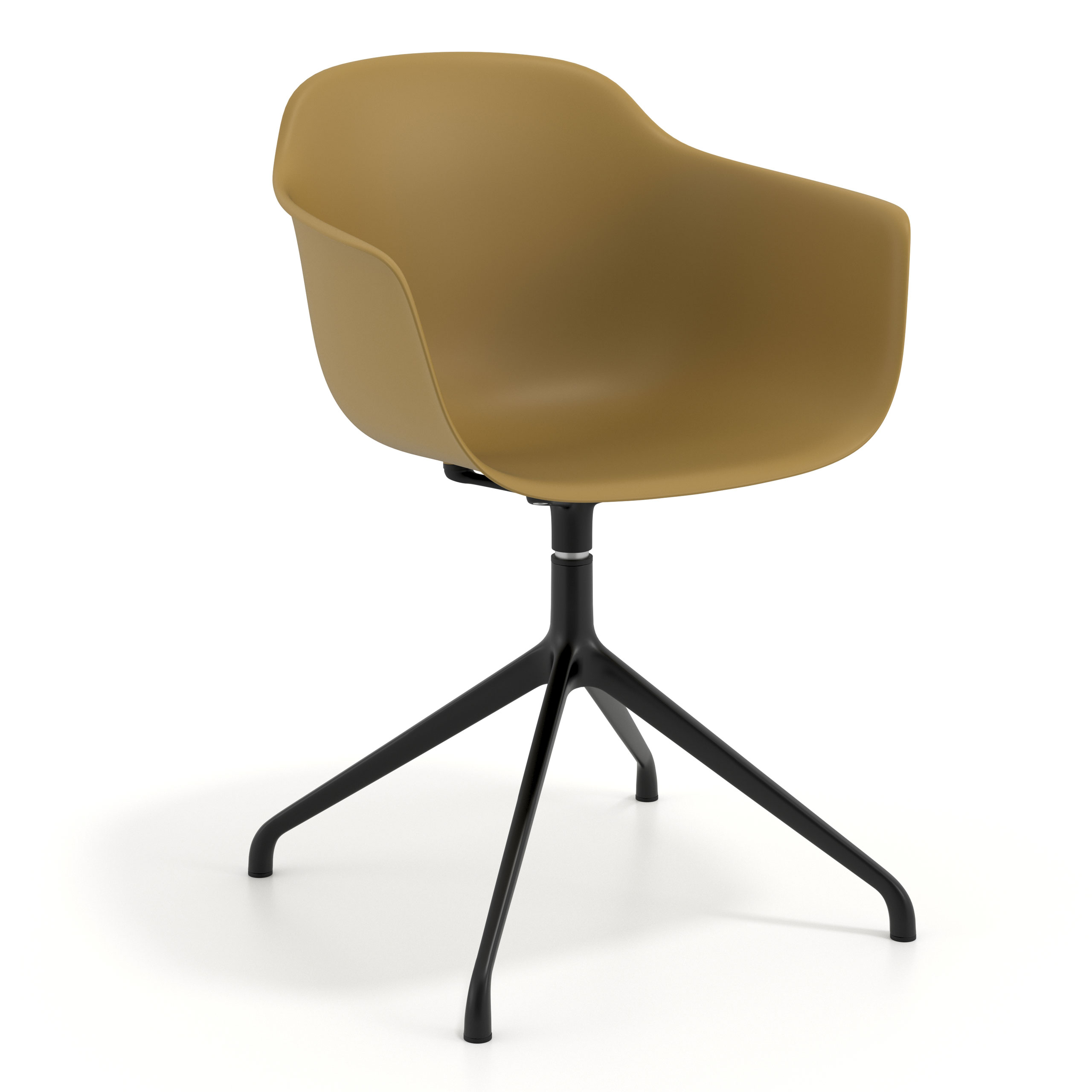 Sedia per Riunioni Alice, base piramidale