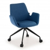 Sedia Conferenza Glamm, Cantilever, struttura in acciaio
