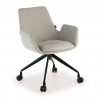 Sedia Conferenza Glamm, Cantilever, struttura in acciaio