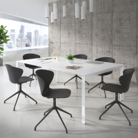 Sedia per Riunioni Emily, base piramidale
