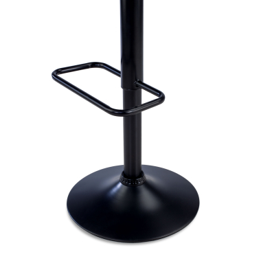 sgabello da cucina nero sgabello gambe in metallo ecopelle senza braccioli 8
