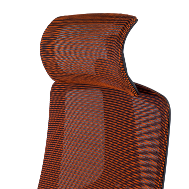 sedia ergonomica arancione quick rete transpirante braccioli regolabili 3d supporto lombare poggiatesta 10