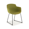 Sedia Sala Attesa Laure, Cantilever, Imbottitura Spessa, Imbottita