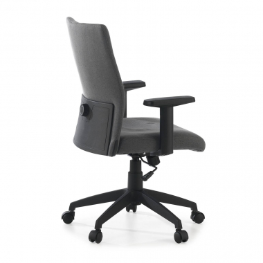 sedia girevole grigio kobe tessuto braccioli fissi supporto lombare 7