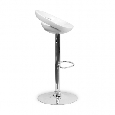 sgabello da cucina bianco danko di plastica senza braccioli 5