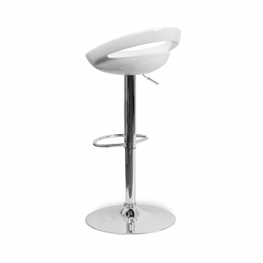 sgabello da cucina bianco danko di plastica senza braccioli 7