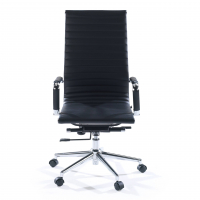 Sedia ufficio design Stilo, Struttura cromata, schienale alto 210239 - (Outlet)