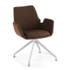 Sedia Conferenza Glamm, Cantilever, struttura in acciaio