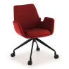 Sedia Conferenza Glamm, Cantilever, struttura in acciaio