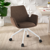 Sedia Girevole Glamm, con ruote, Resistente