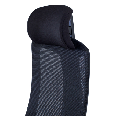 sedia ergonomica nero struttura nera rete transpirante braccioli regolabili 3d supporto lombare poggiatesta 8