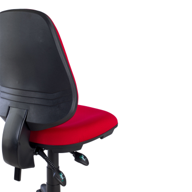 sedia da ufficio rosso senza bracci tessuto senza braccioli 10