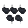 Set di Ruote Gaming 11x50mm, Rivestimento in gomma