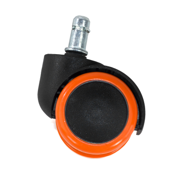 ruota per sedie ufficio arancione 11x50mm gaming 3