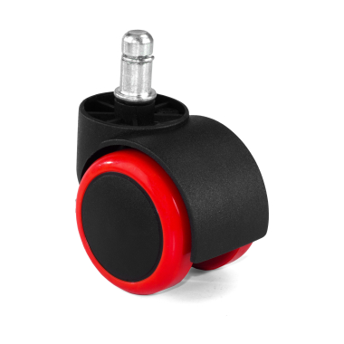 ruota per sedie ufficio rosso 11x50mm gaming 2
