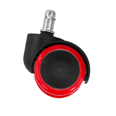 ruota per sedie ufficio rosso 11x50mm gaming 3