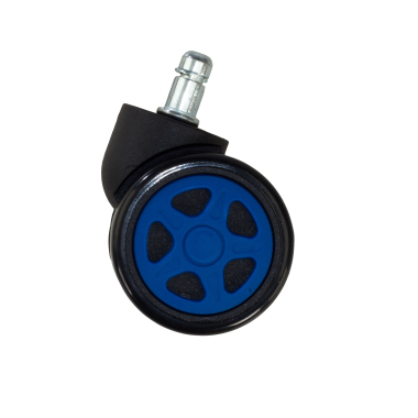 ruota per sedie ufficio blu 11x60mm gaming 3