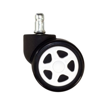 ruota per sedie ufficio bianco 11x60mm gaming 3