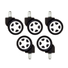 Set di Ruote Gaming 11x60mm, Protezione per i pavimenti