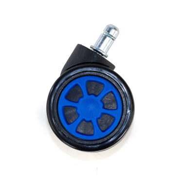 ruota per sedie ufficio blu 60mm gaming 3
