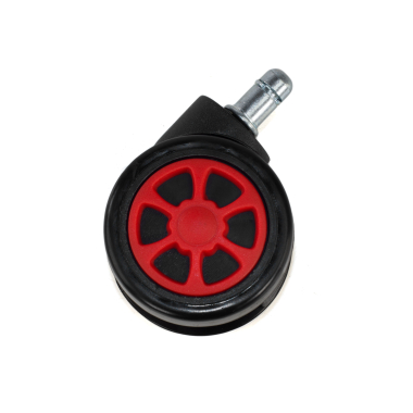 ruota per sedie ufficio rosso 60mm gaming 3
