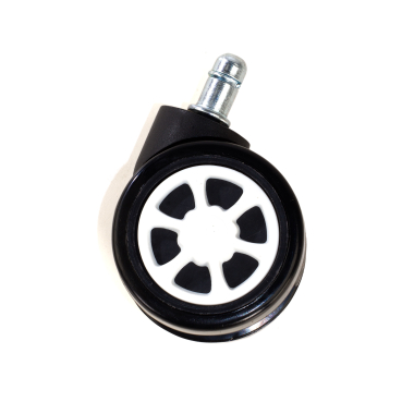 ruota per sedie ufficio bianco 60mm gaming 3