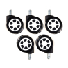 Set di Ruote Gaming 11x50mm, Rivestimento in gomma