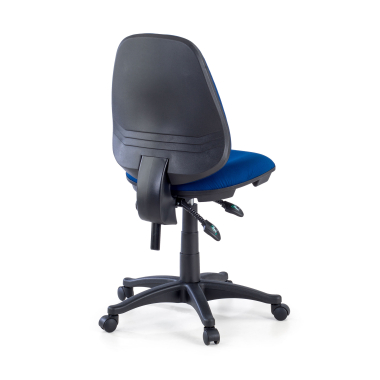 sedia da ufficio blu senza bracci tessuto senza braccioli 6
