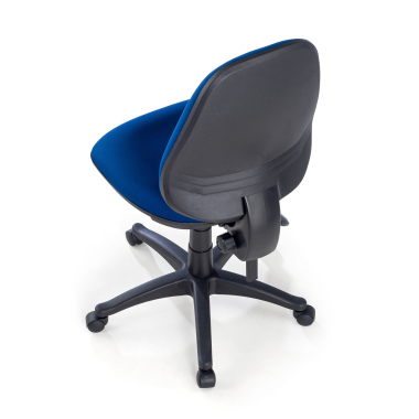 sedia da ufficio blu senza bracci tessuto senza braccioli 8