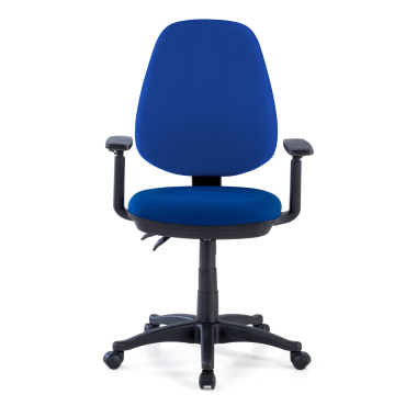 sedia da ufficio blu con bracci tessuto braccioli regolabili 1d 8