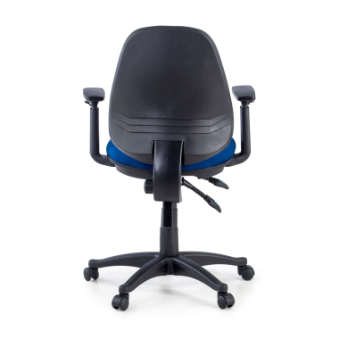 sedia da ufficio blu con bracci tessuto braccioli regolabili 1d 7