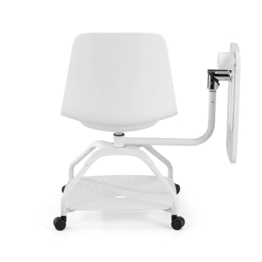 sedia con ribaltina bianco step di plastica braccioli mobili 4