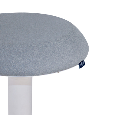 sgabello ergonomico bianco grigio activepro tessuto senza braccioli 5
