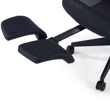 sedia ergonomica nero con poggiapiedi rete transpirante braccioli regolabili 3d doppio supporto lombare poggiatesta poggiapiedi estensibile 11